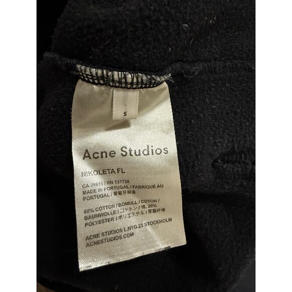 2 Tone Acne Studios Designer Sweatshirt Crewneck Size Small - Picture 5 of 5